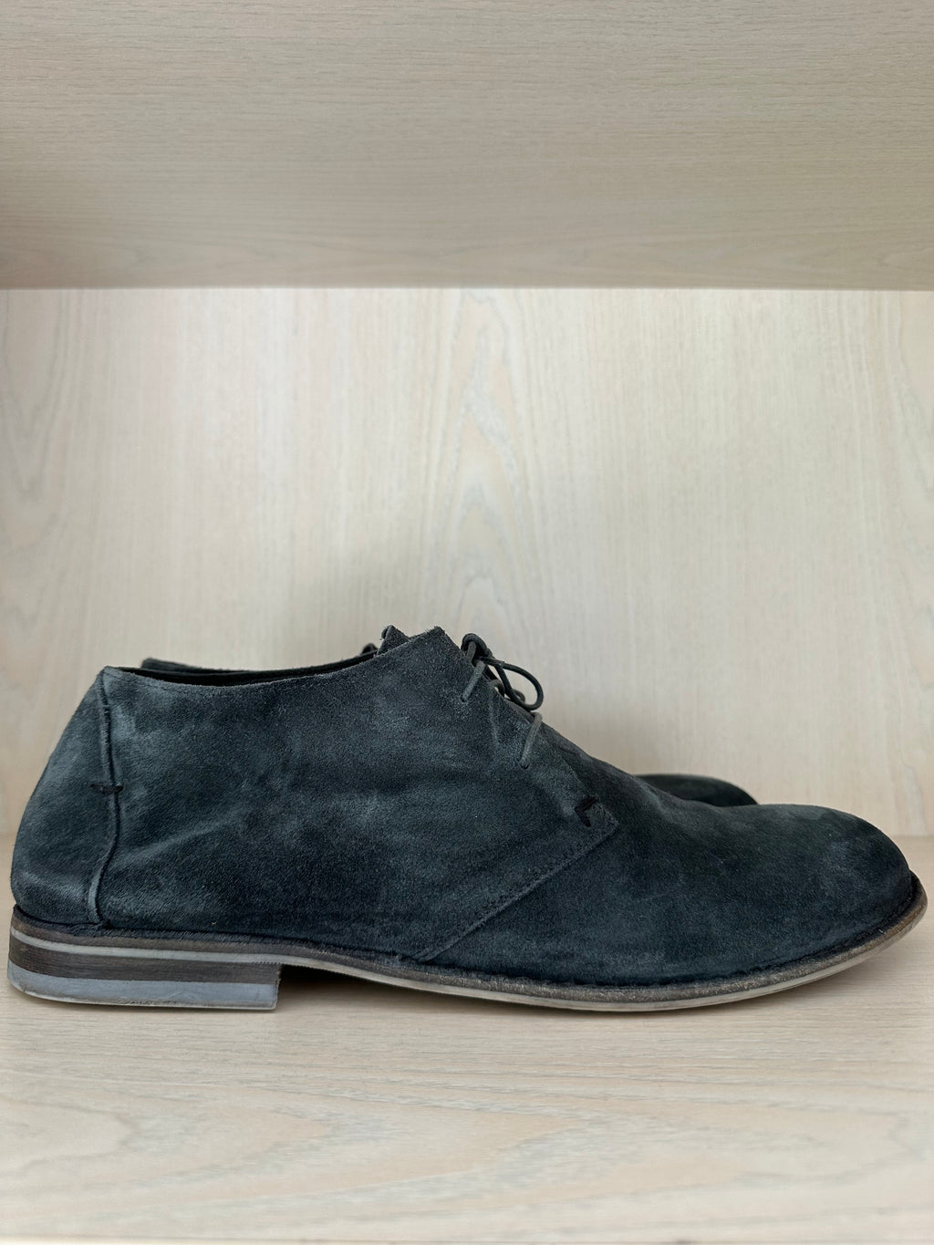Pantanetti Dark Blue Suede Chukka Boots EU 43.5 UK 9.5 Good Condition