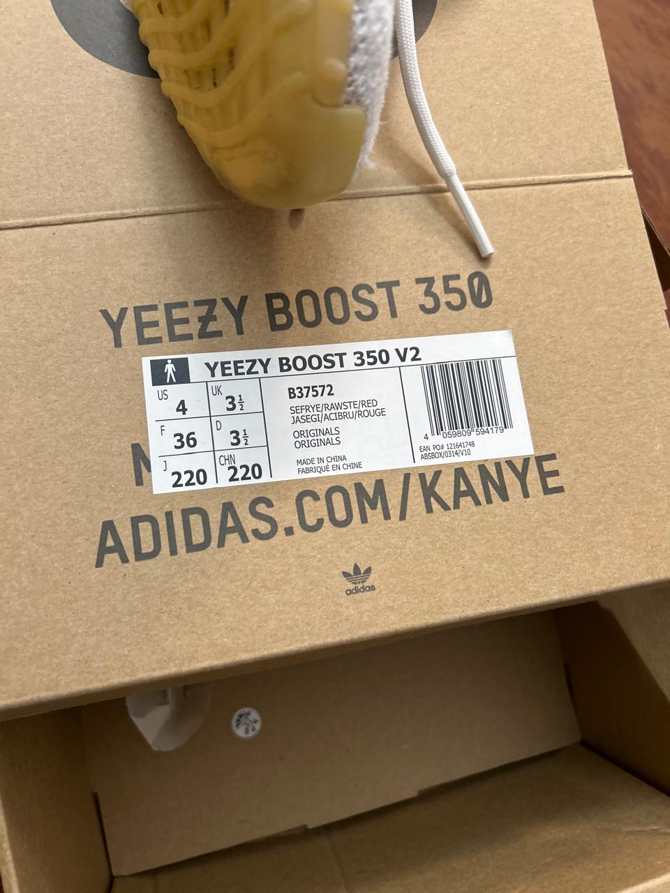 Adidas Yeezy Boost 350 V2 Cream – Gr. 36 – Guter Zustand, leichte Gebrauchsspuren