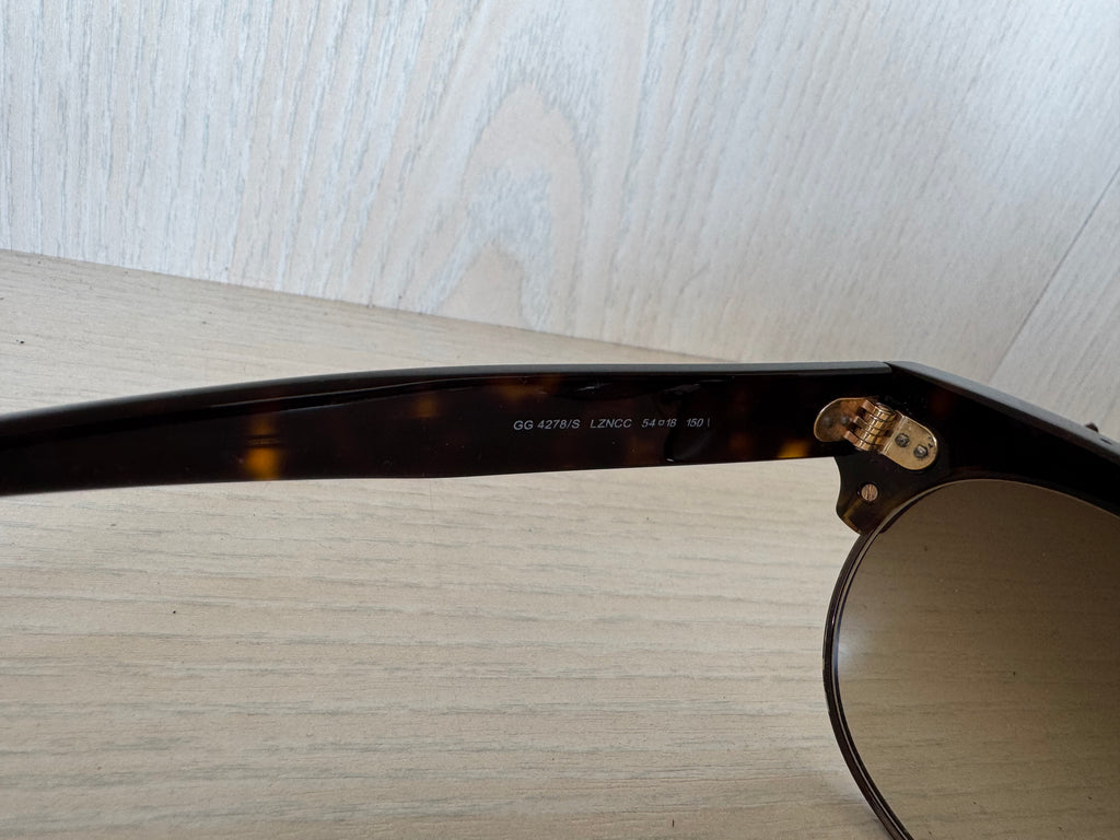 Gucci GG 2887/S Sonnenbrille Schwarz Standard – Guter Zustand mit Etui