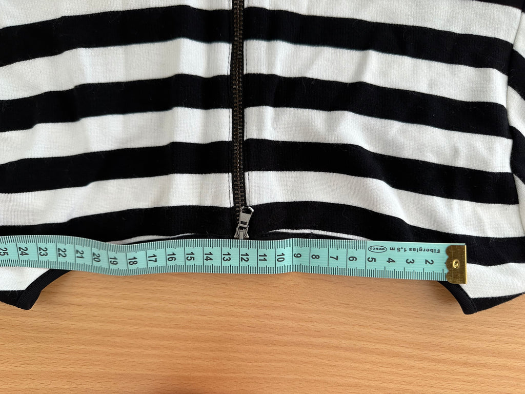 Claudia Sträter striped dress, black/white, size M, very good condition