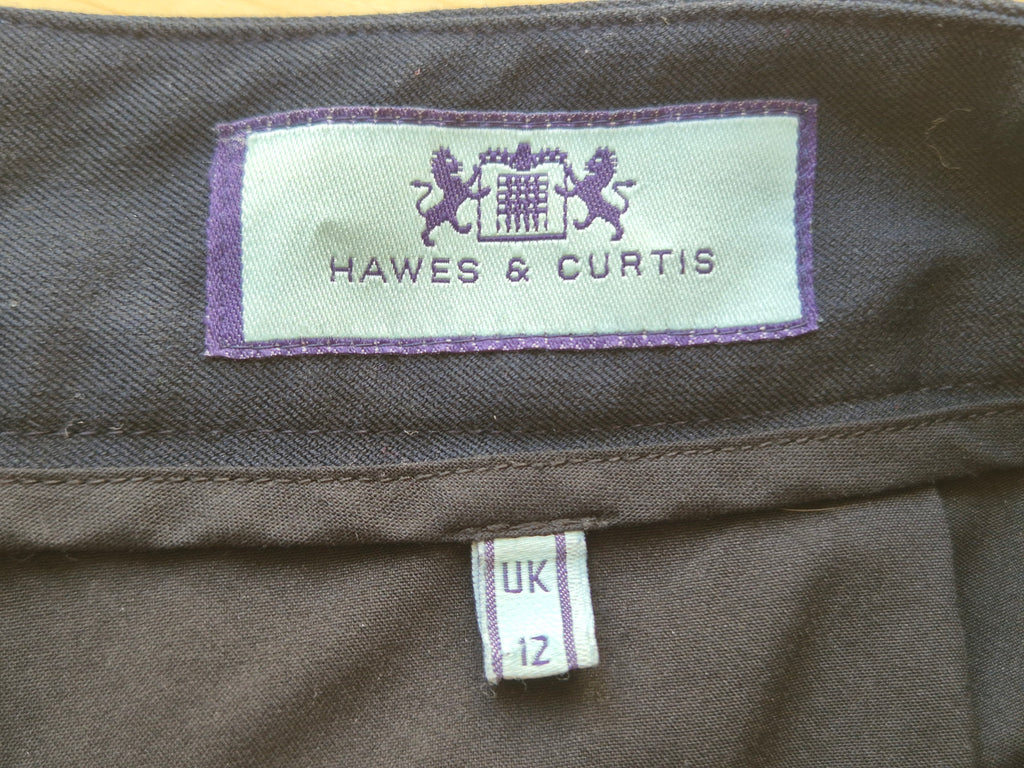 Hawes & Curtis Women’s Tailored Trousers | UK 12 | Charcoal | Very Good
