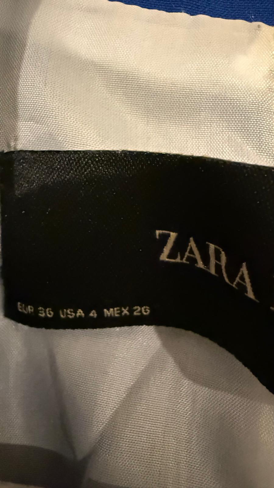 ZARA Basic Blazer Damen | Kobaltblau | EU 38 | Guter Zustand