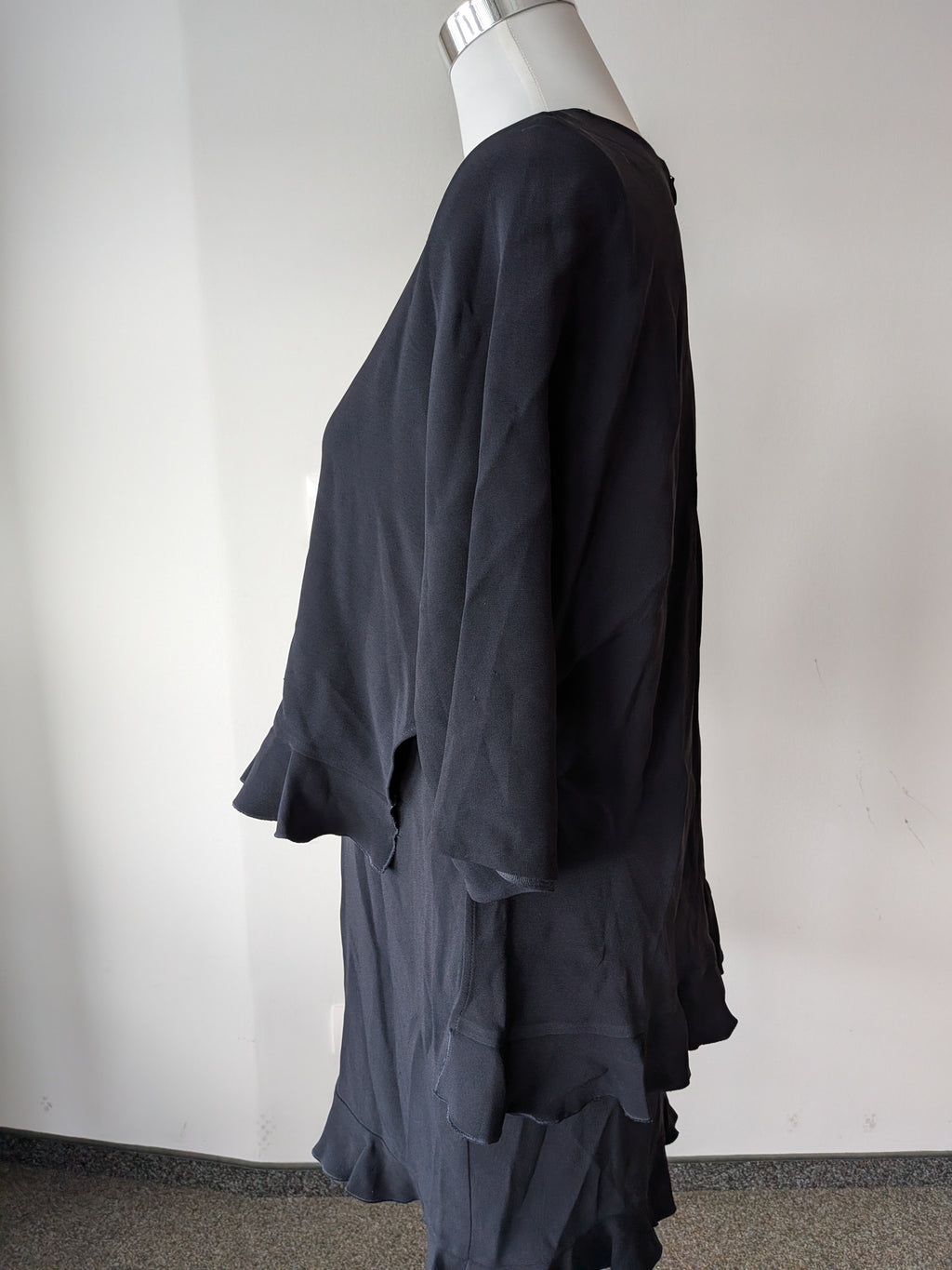 Stella McCartney Frill Hem Dark Blue Dress IT 38 – Very Good