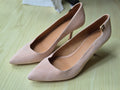 Tory Burch Emilia Pump 65mm Wildleder Beige EU 38 Gebraucht