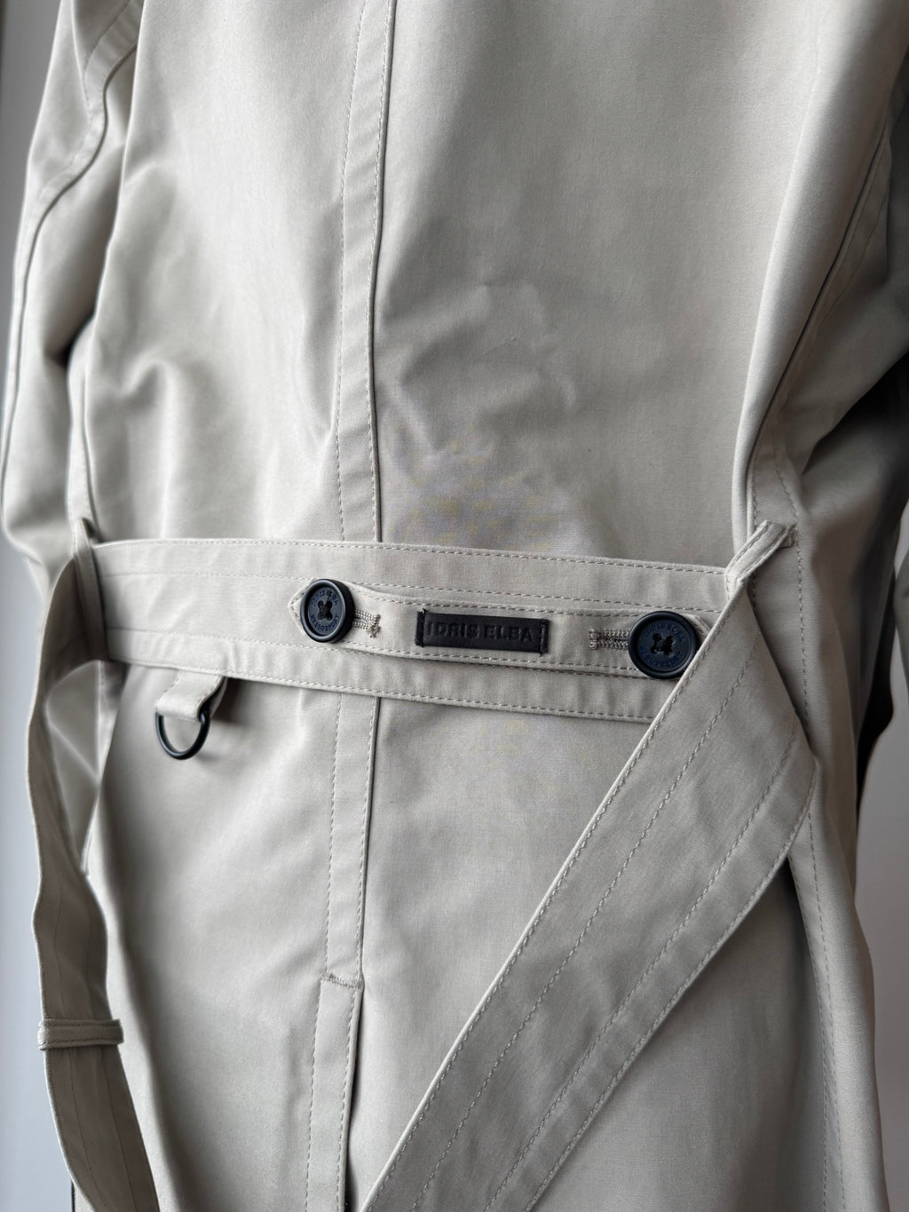 Idris Elba x IE The Director Trench Coat Beige Medium Very Good