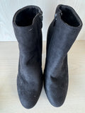 Black Super Me ankle boots, size 40, suede, good condition