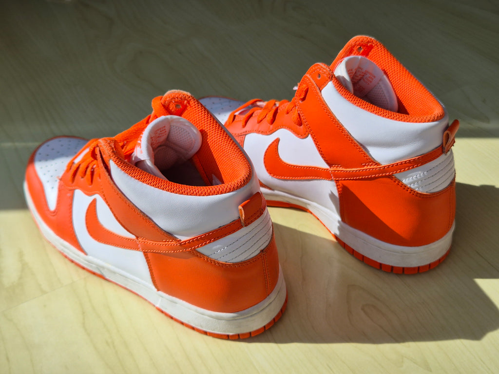 Nike Dunk High Syracuse – Gr. 39 – Orange/Weiß – guter Zustand
