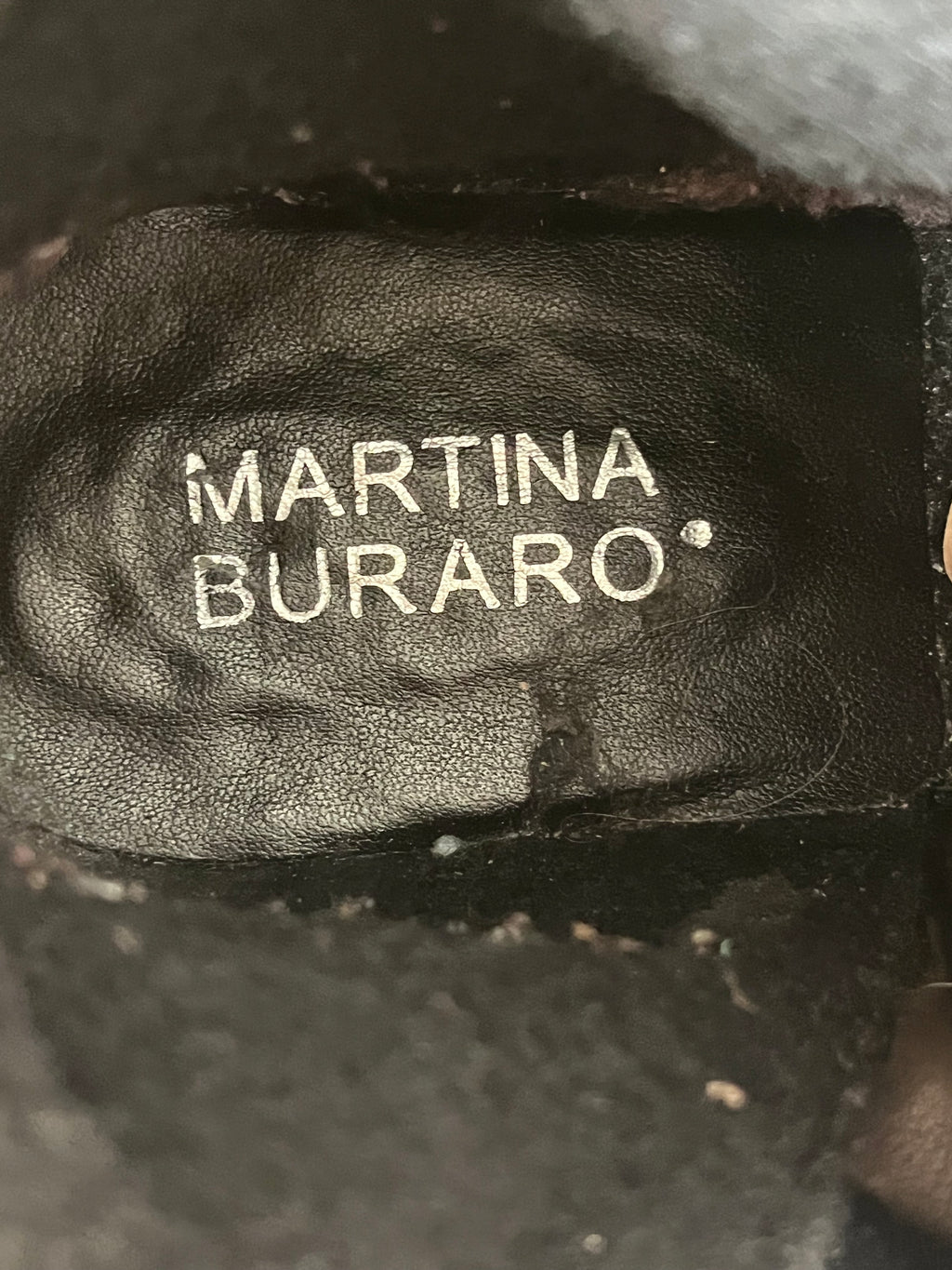 Martina Buraro Ankle Moto Bootie – Leder, Schwarz, Gr. 39, Guter Zustand