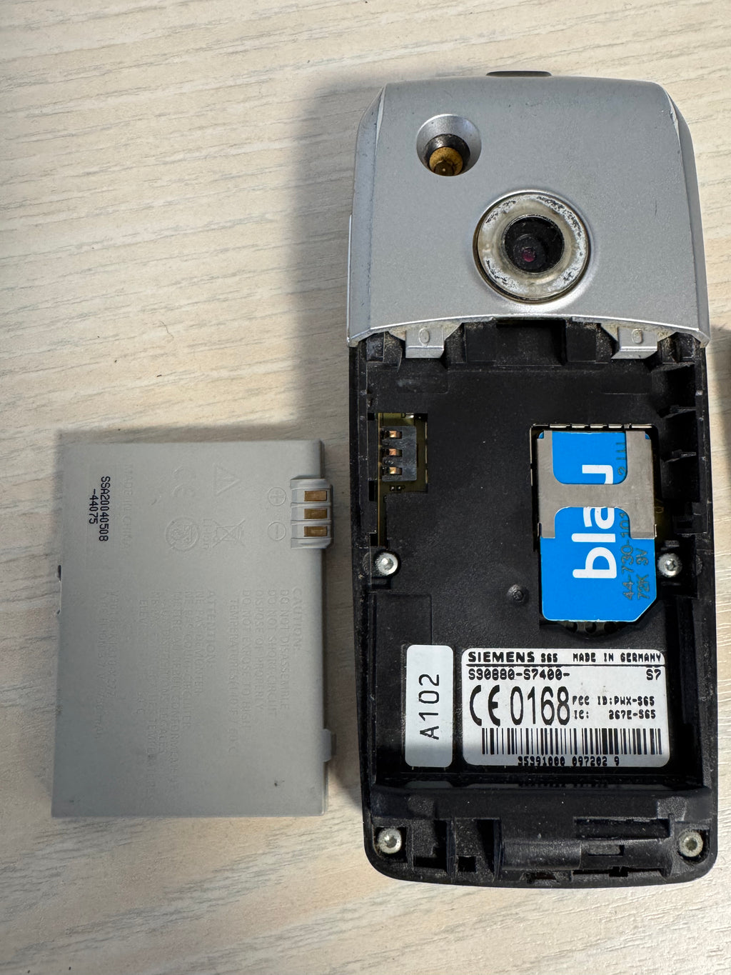 Siemens S65 Handy – Silber/Schwarz, inkl. Ladegerät, guter Zustand