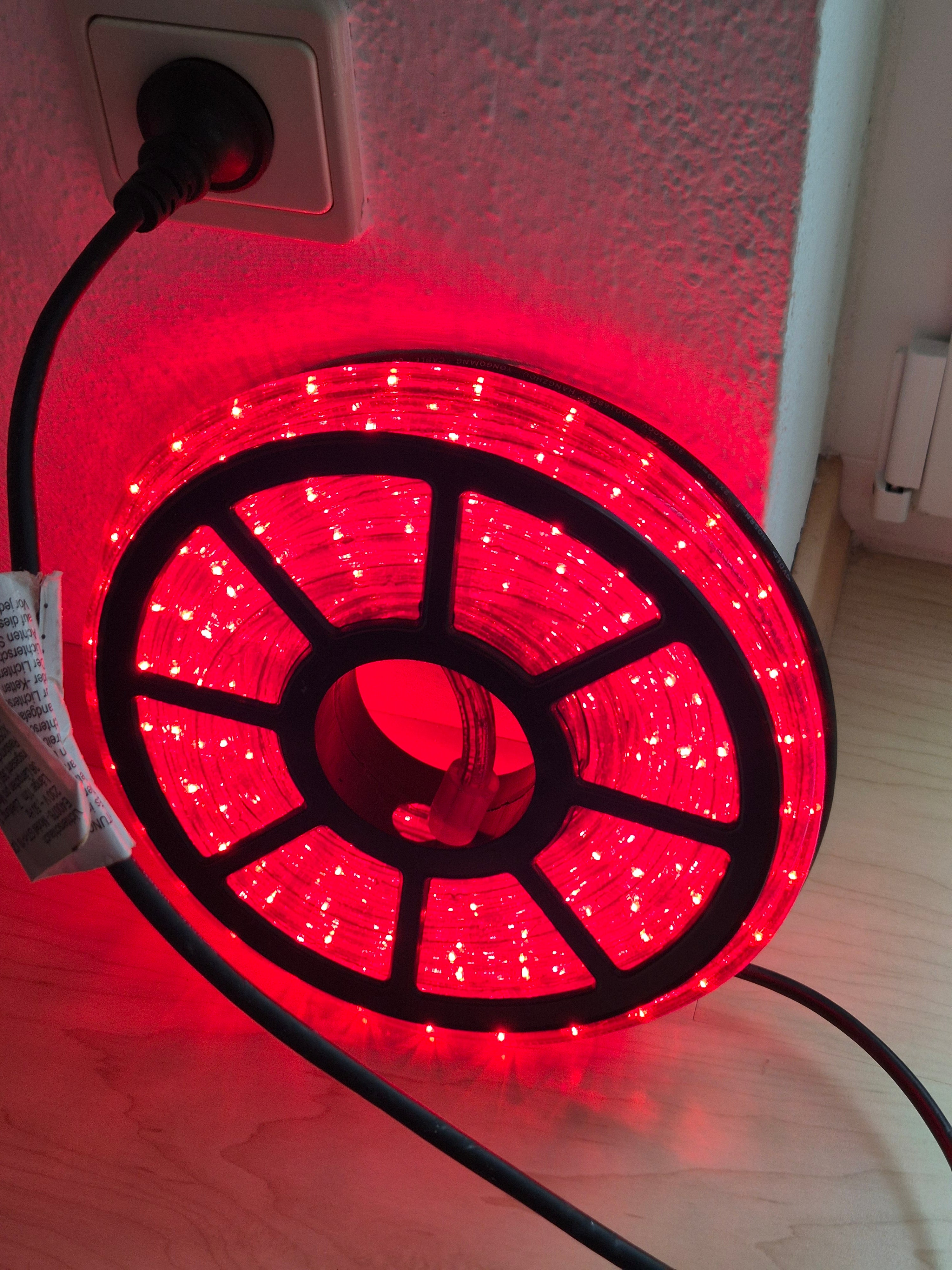 CASA DECO 10m LED Lichterkette Rot, IP44, OVP, sehr guter Zustand