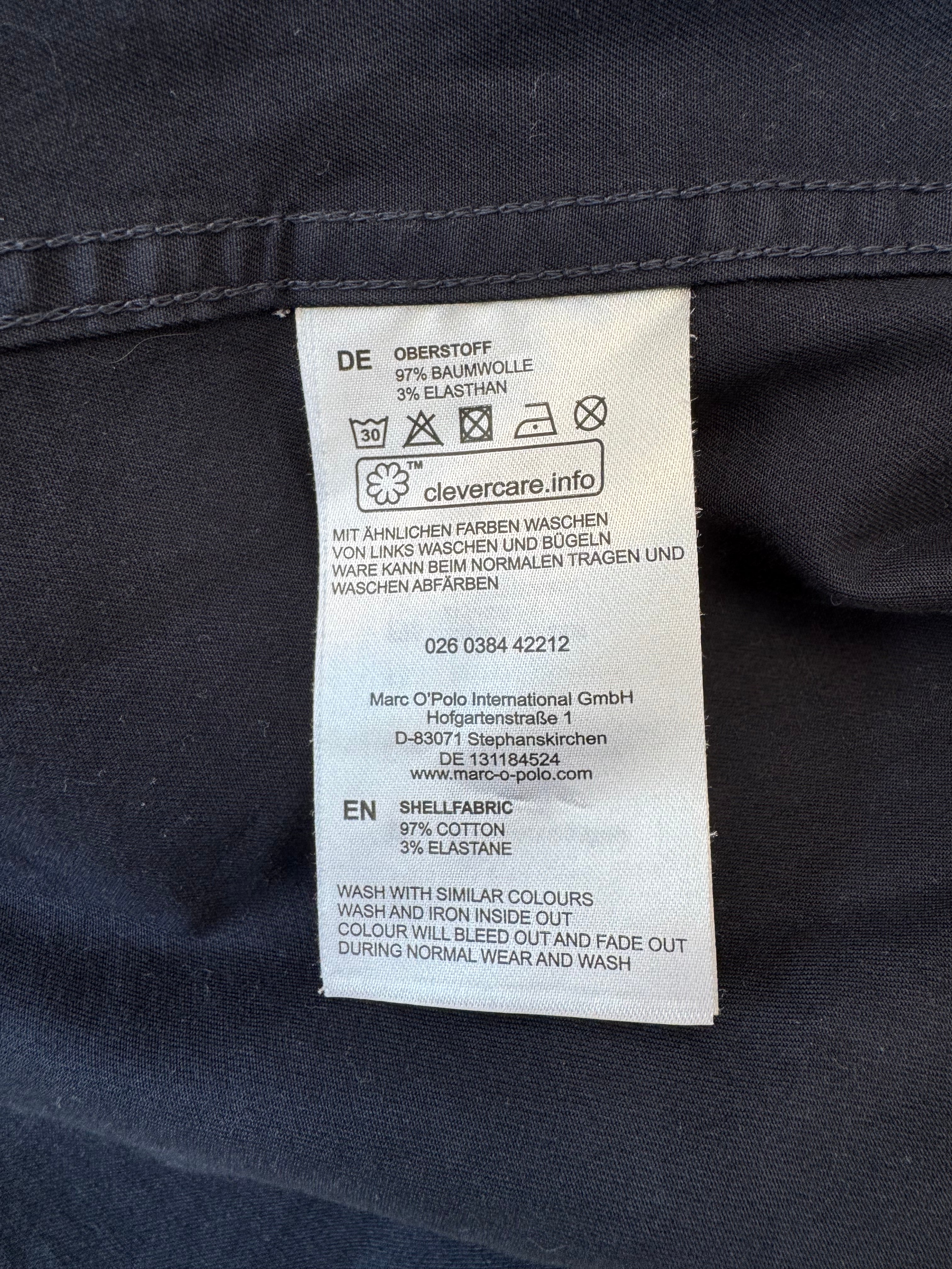 Marc O’Polo Overshirt Herren M Navy Blau Bio-Baumwolle Gebraucht