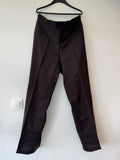 Angelo Litrico Wollhose Pinstripe Gr. 106 Braun, Gebraucht