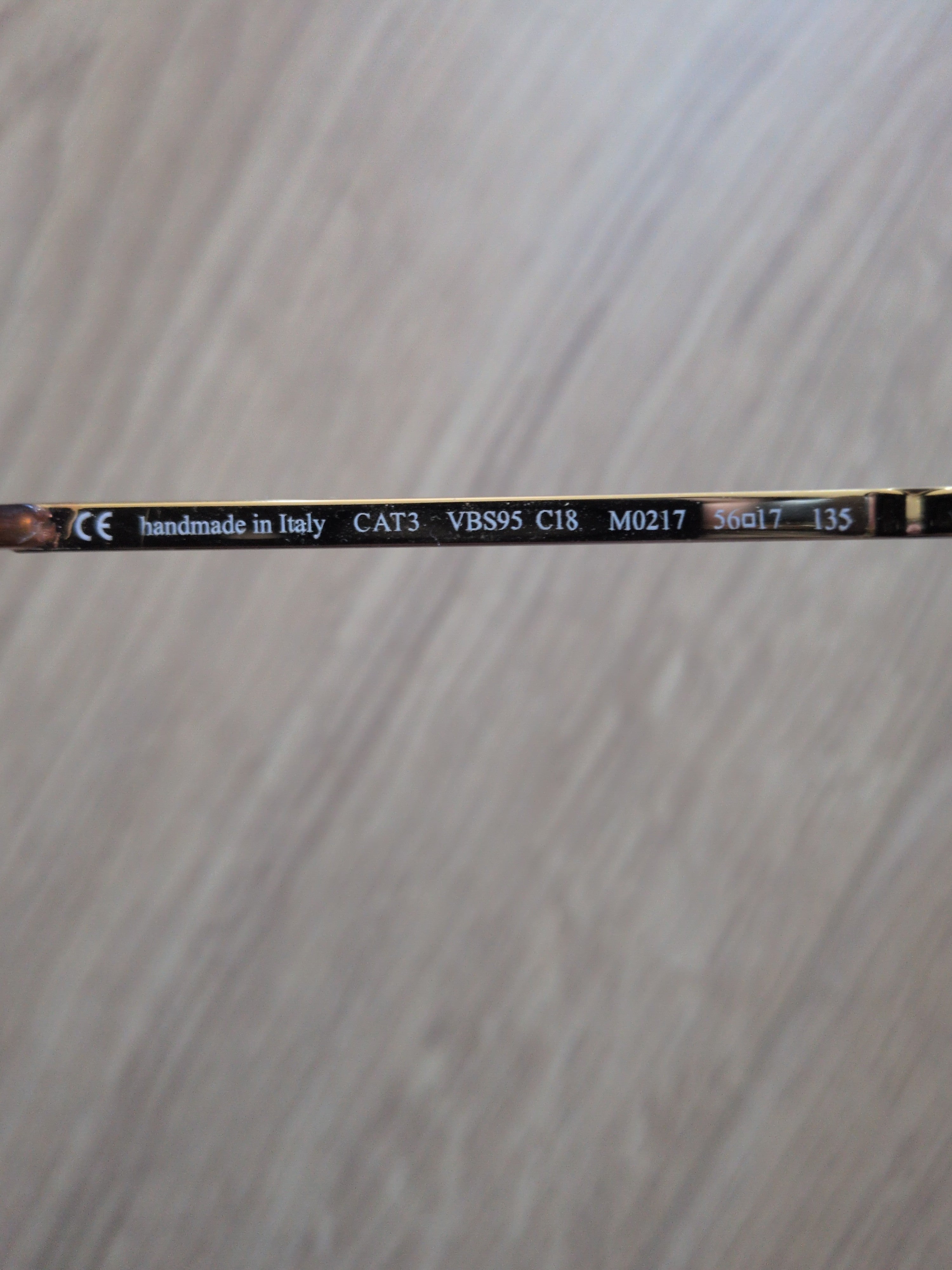 Victoria Beckham Sonnenbrille VB595 C18 Gold Rund Medium – Guter Zustand