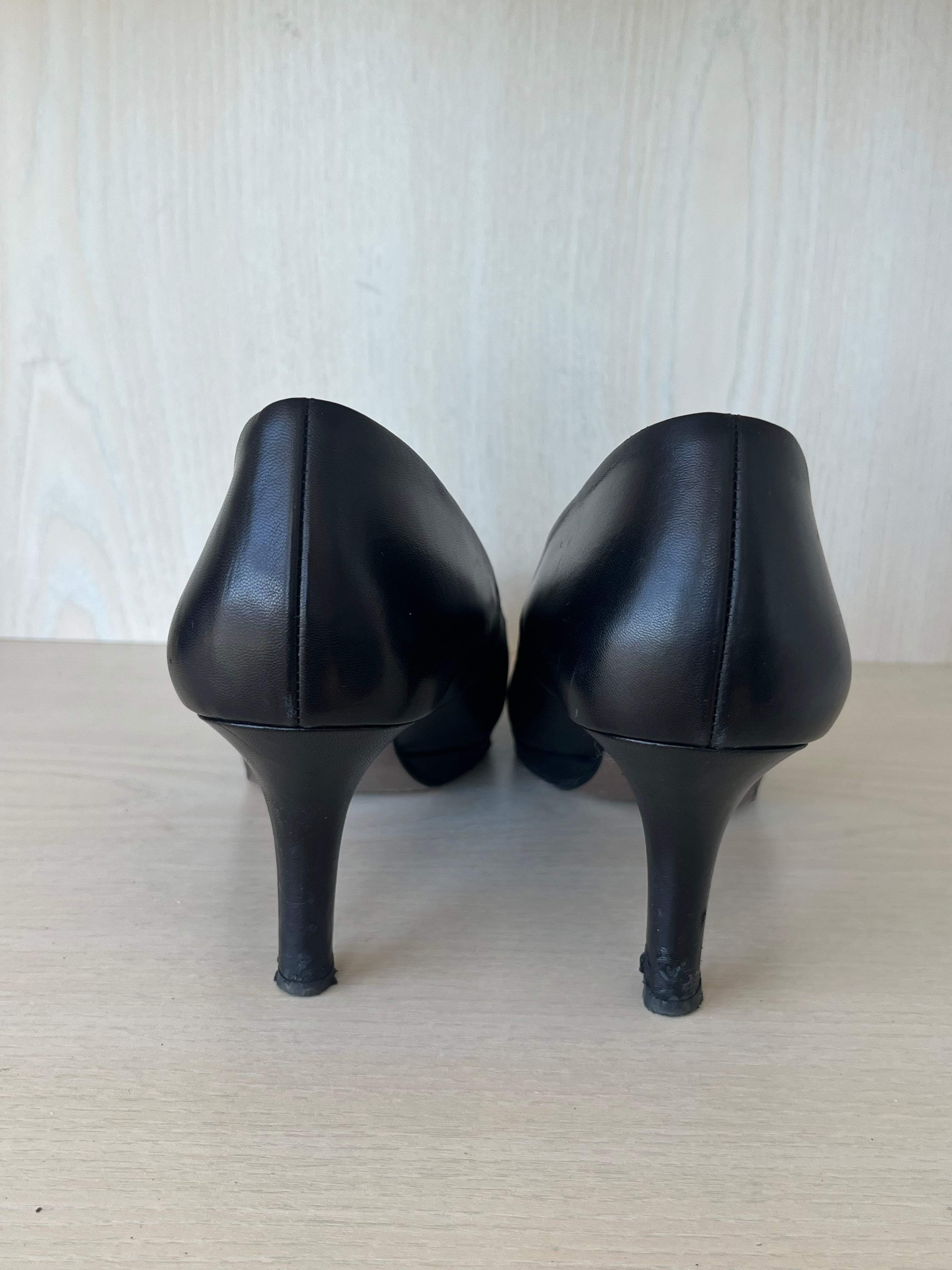 Paul Green Pumps Classic Schwarz Leder EU 41, guter Zustand