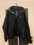 SOS Kula 3L Shell Jacket – Men’s, Black, Size L, Good, Visible Stains