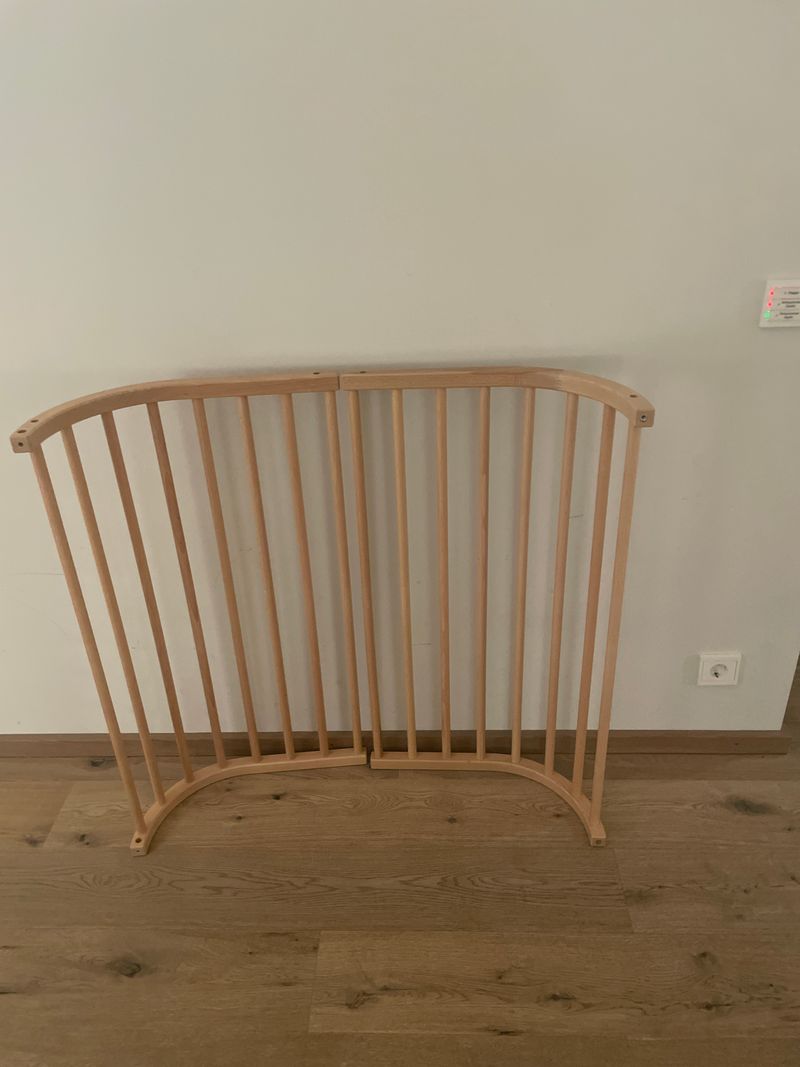 babybay Boxspring Beistellbett – Buche massiv, natur, sehr guter Zustand