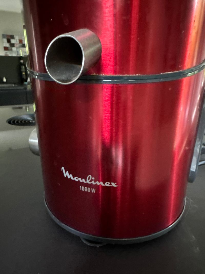 Moulinex JU650 Juice Extractor 1000W Red/Black XXL Feed Tube Good Condition