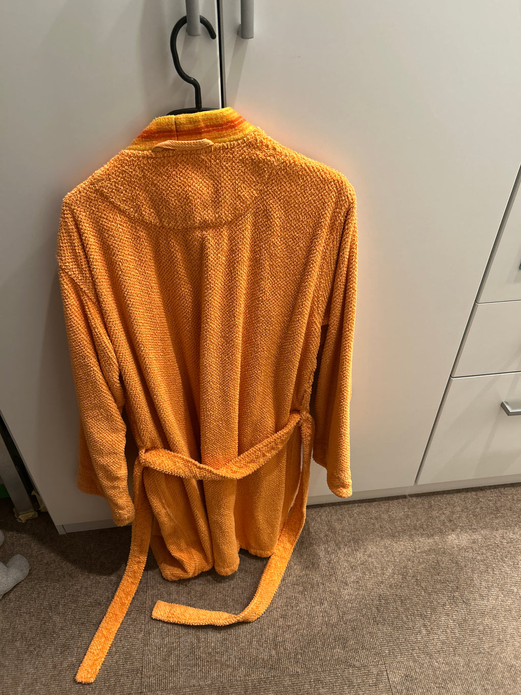 Vossen Bademantel Gr. 44/46 Orange – weich & saugfähig, guter Zustand