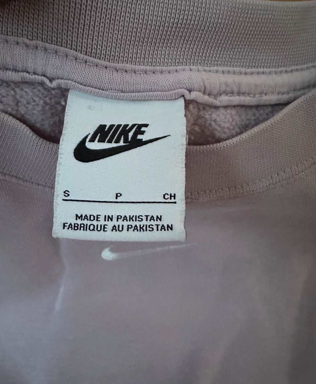Nike Phoenix Fleece Cropped Sweatshirt – Flieder – Größe S – Sehr guter Zustand