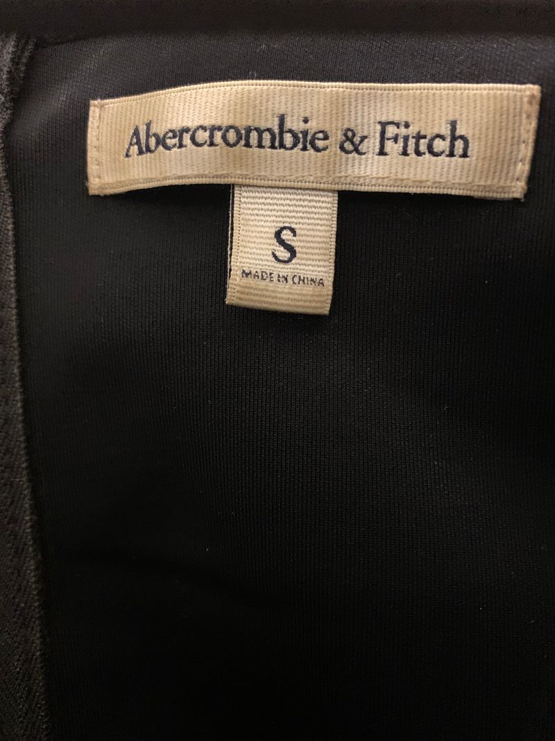 Abercrombie & Fitch Damen Cut-Out Skaterkleid Navy S Sehr Gut