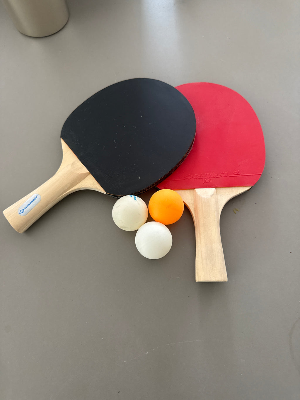 Schildkröt JADE Tischtennis-Set: 2 Schläger, 3 Bälle, Tasche, sehr gut