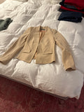 Cream Hallhuber Donna Blazer, size 34 – good condition