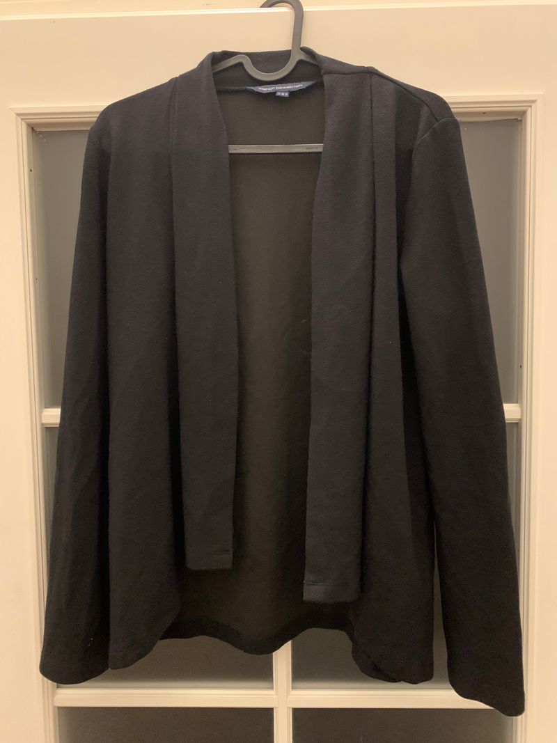 French Connection Jersey Blazer Cardigan | Schwarz | UK 10 | Sehr gut