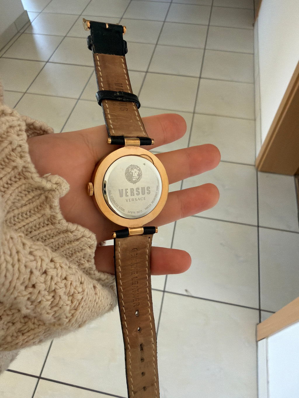 Versus Versace Santa Monica SP816 Damen Quartz 36mm Roségold/Schwarz Sehr Gut