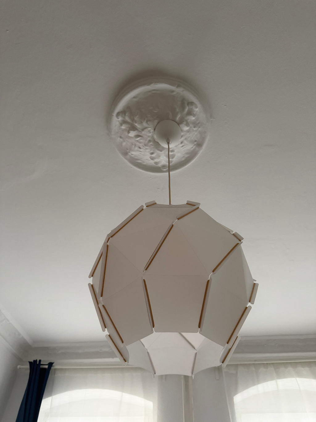 IKEA SJÖPENNA Pendelleuchte Ø45cm Weiß inkl. Kabel – sehr guter Zustand