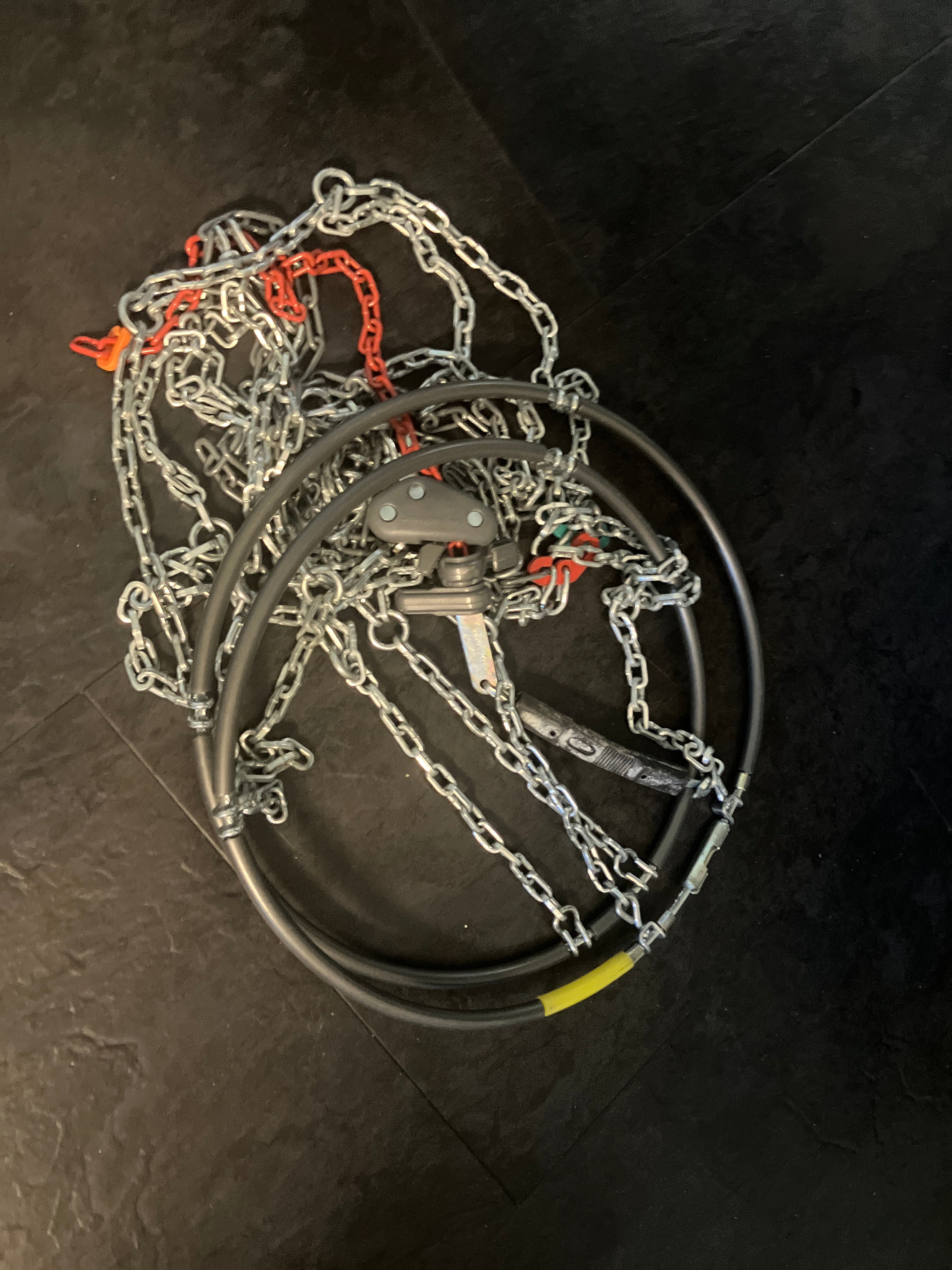 Lampa WX-9 9mm Snow Chains Silver GD02015 with Case Good Condition