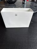 ASA Selection rechteckige Keramikvase, weiß, 22x7x16 cm, sehr guter Zustand