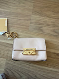 Michael Kors Cece Mini Flap Münzbörse Soft Pink Leder Neu
