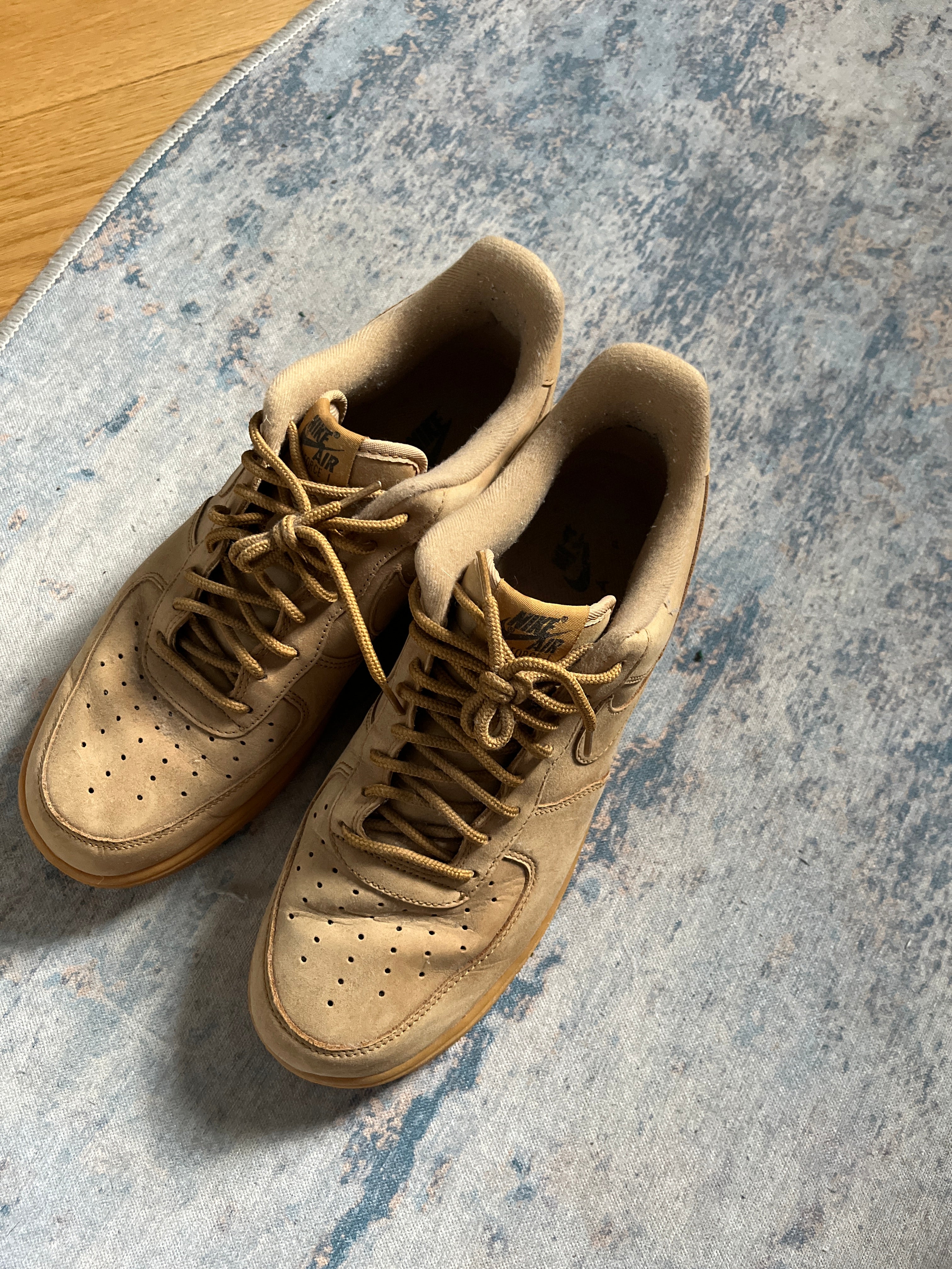 Nike Air Force 1 Flax/Wheat EU 45 Flax Braun – guter Zustand