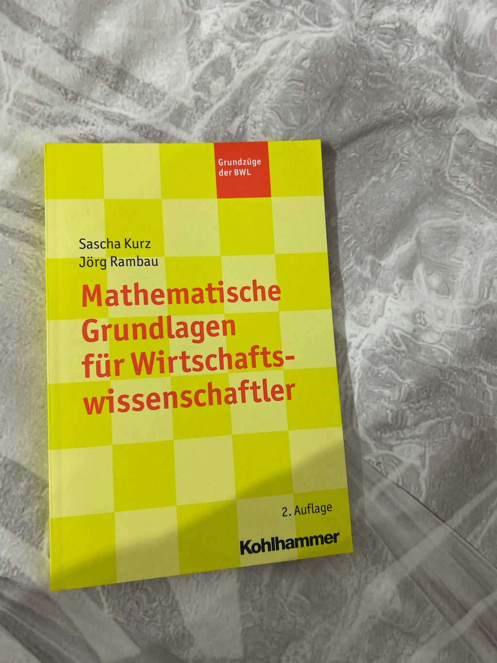 Mathematische Grundlagen für Wirtschaftswissenschaftler | 2. Auflage, guter Zustand