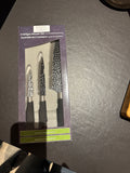 NEW Pearl Edition by Tokio Kitchenware 3-Piece Knife Set, Black, Sealed Box