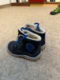 Richter Groovy Kids’ Winter Boots – Gore-Tex, Blue, Size 22, Good Condition