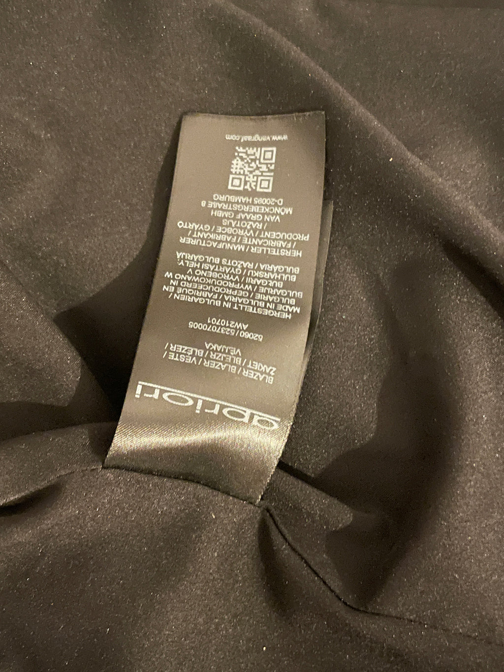 apriori Damen Blazer – Schwarz, Gr. 40, Sehr guter Zustand