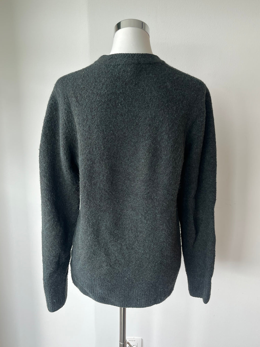 Scotch & Soda Men’s Wool Blend Sweater, Dark Grey, Size S, Very Good