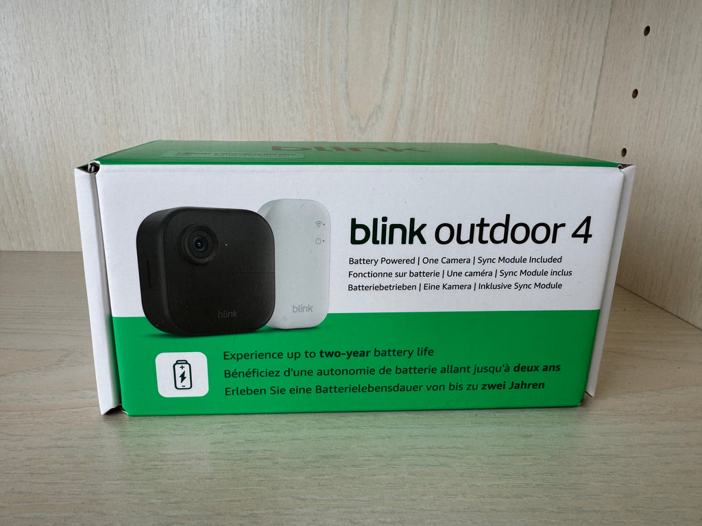 Blink Outdoor 4 Security Camera 1-Cam Kit + Sync Module 2 Black New Sealed