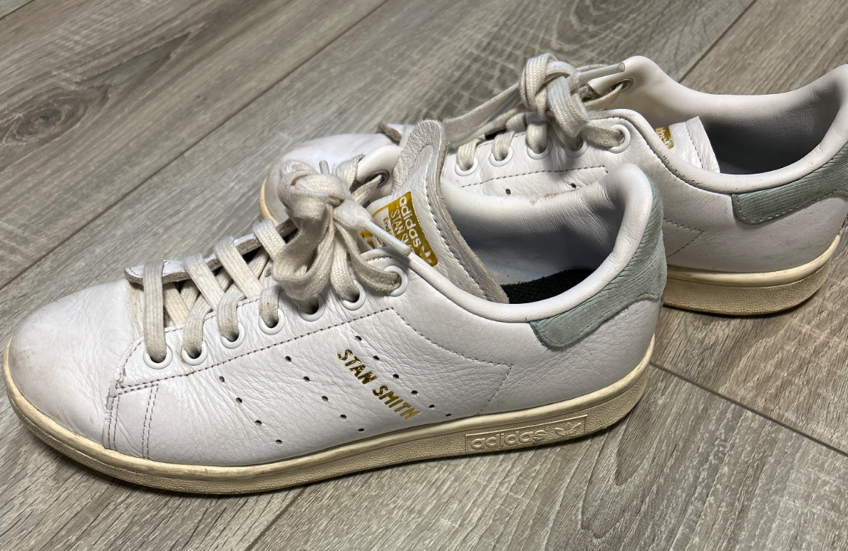 Adidas Stan Smith Lux – weiß, Gr. 38 2/3, Leder, guter Zustand