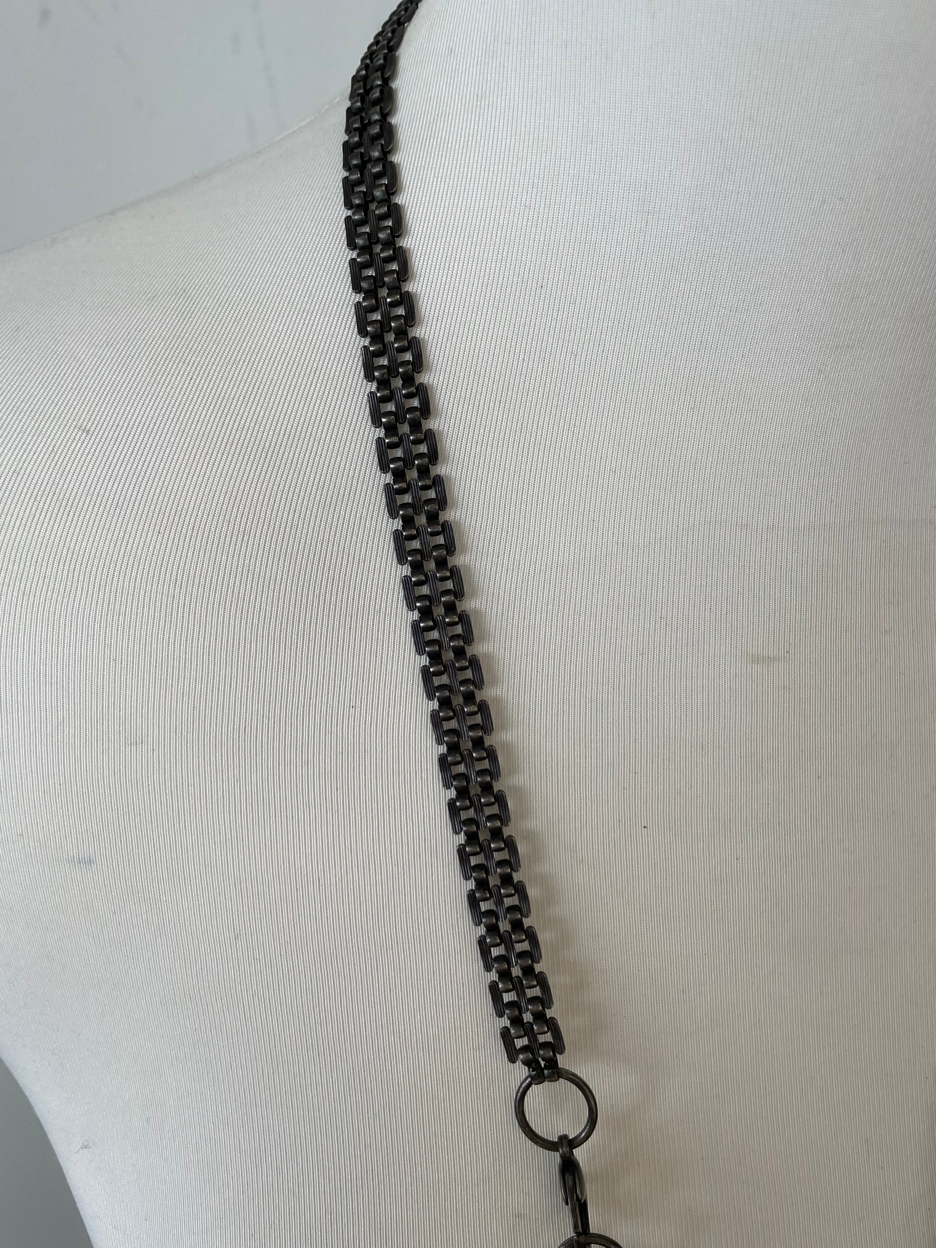 Konplott Certified Collection Statementkette Schwarz 46cm Sehr Gut