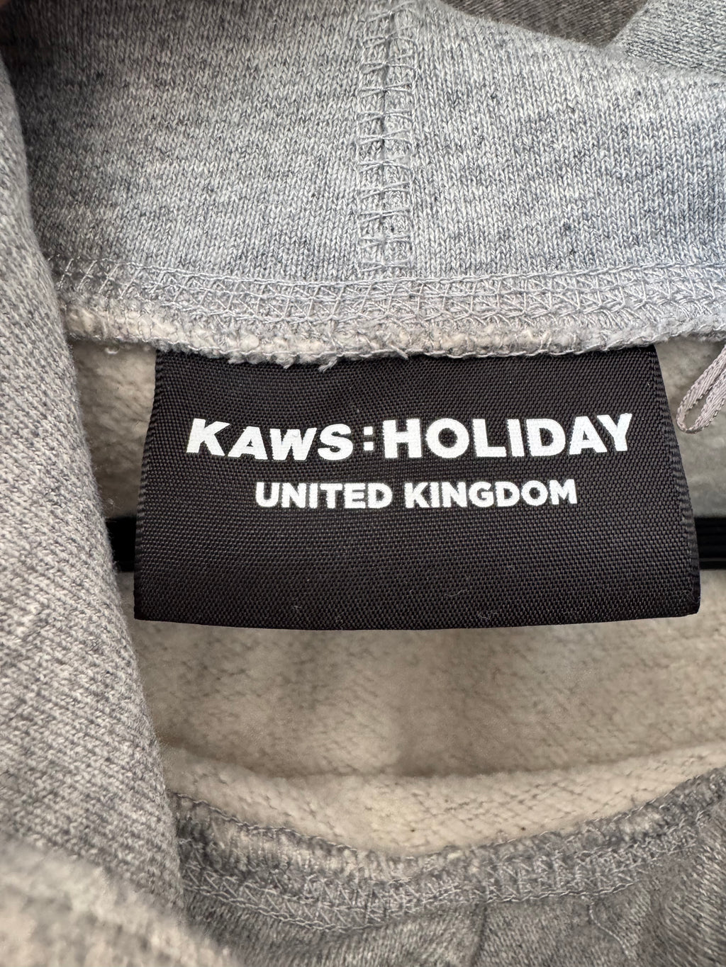 KAWS:Holiday United Kingdom Hoodie Grey – Size M – Good Condition