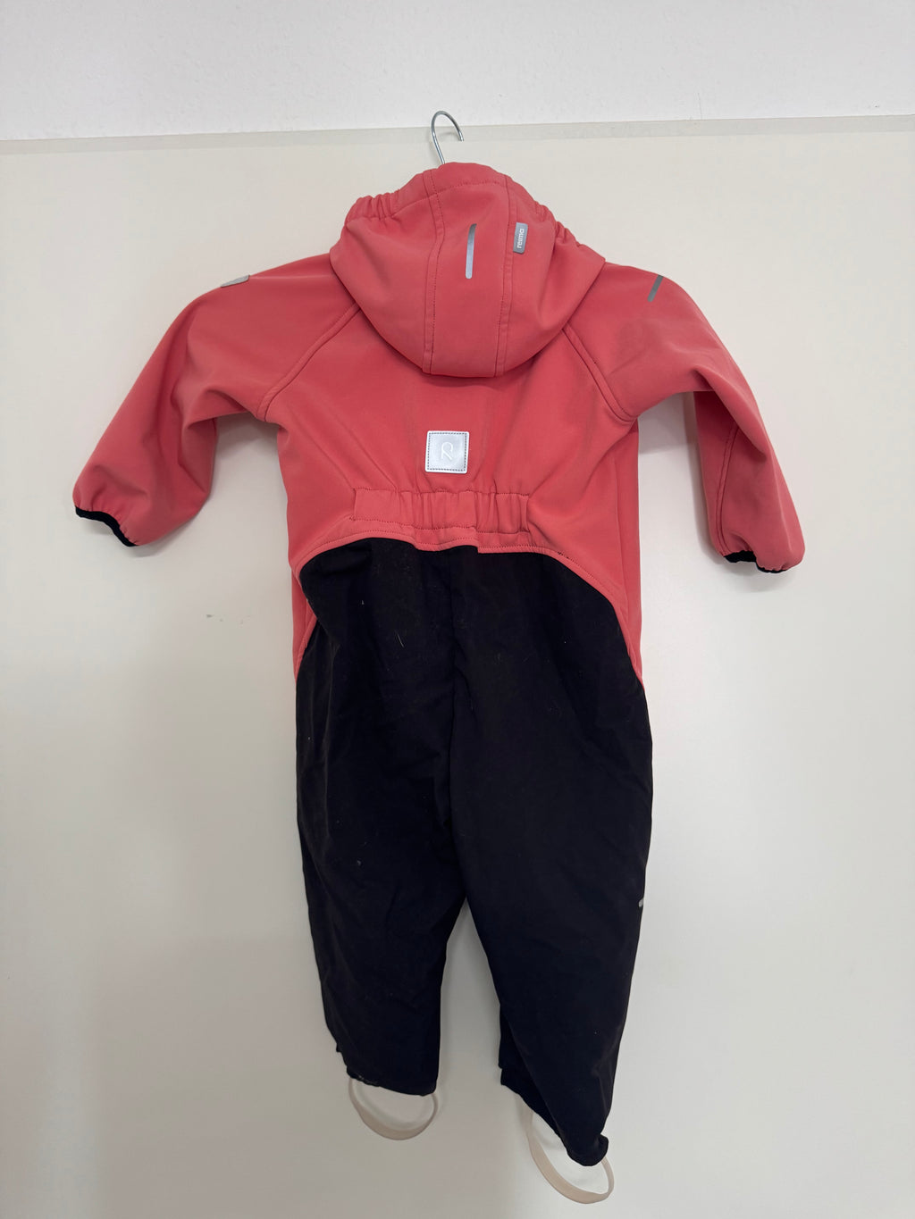 Reima Soutu Softshell Overall 86/92, pink/schwarz, guter Zustand