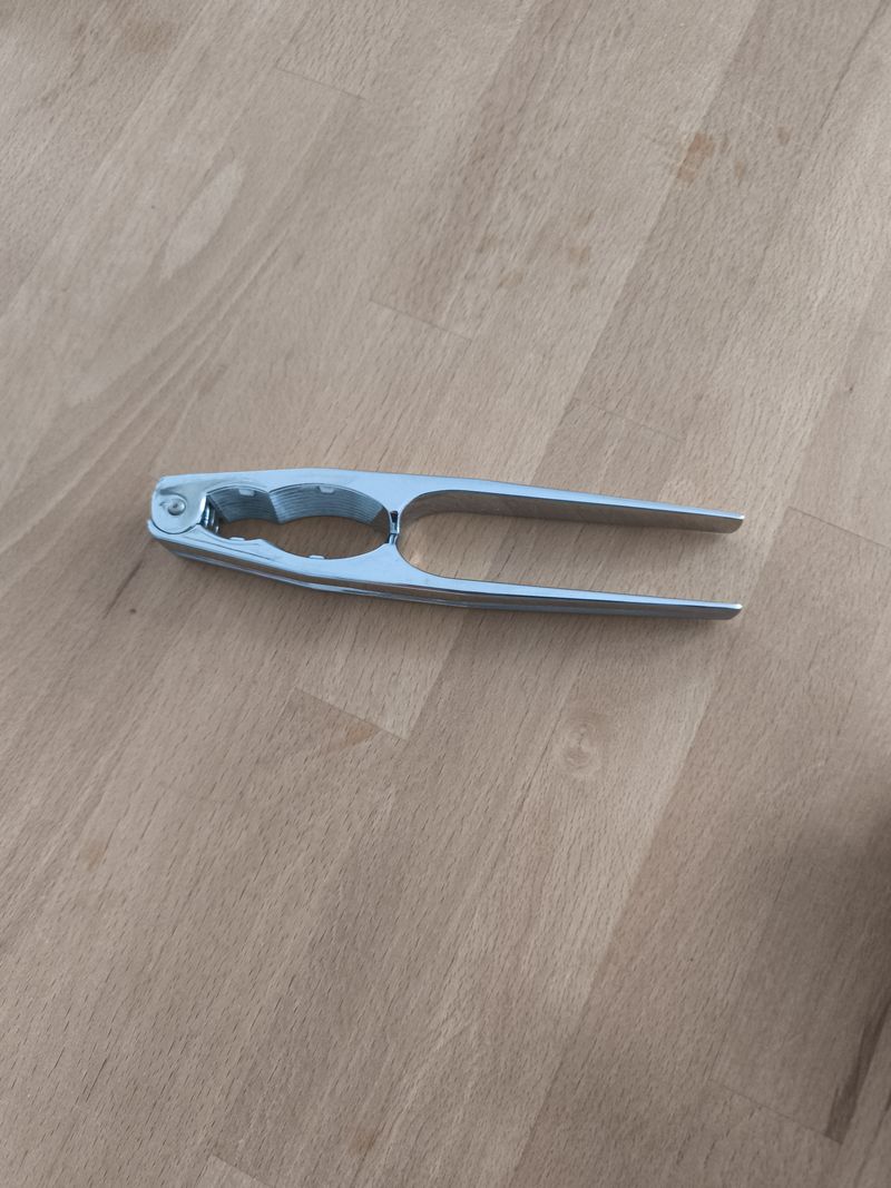 WMF „Gourmet“ Nussknacker, Edelstahl, Silber, 20 cm, Gebraucht
