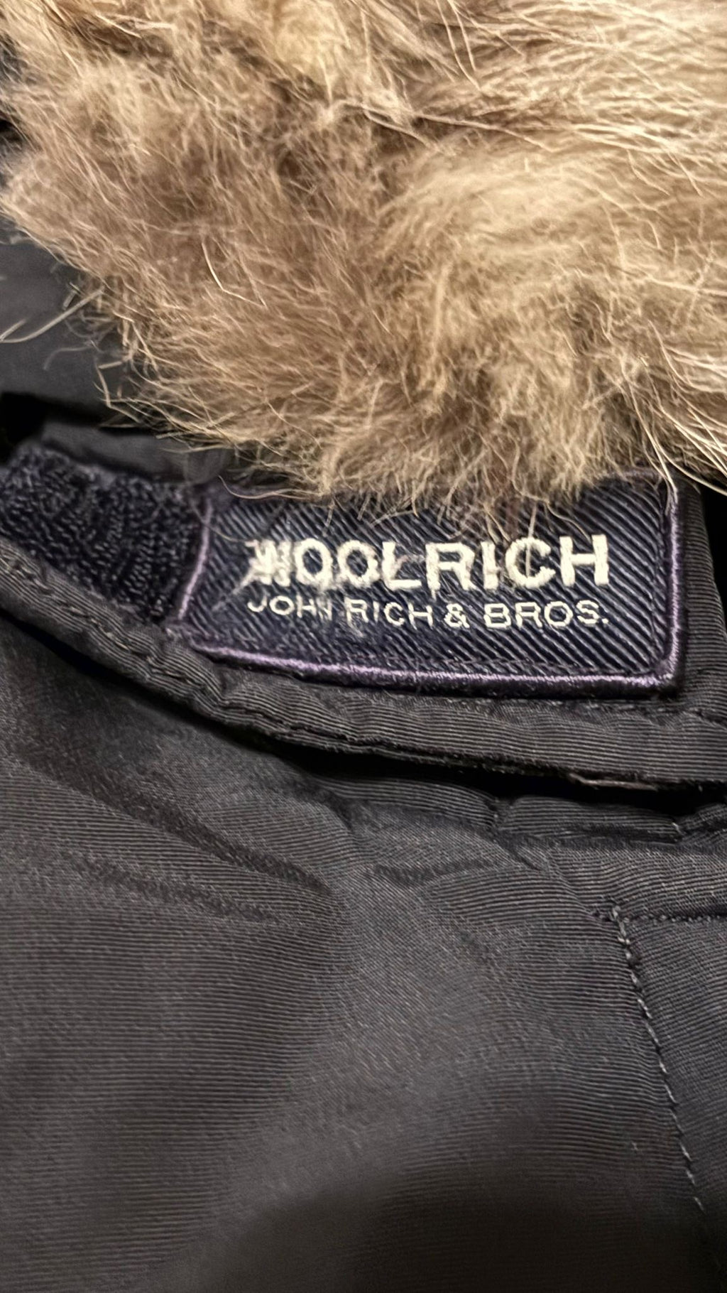 Woolrich Damen Arctic Parka M – Schwarz, Echtfell, Sehr gut