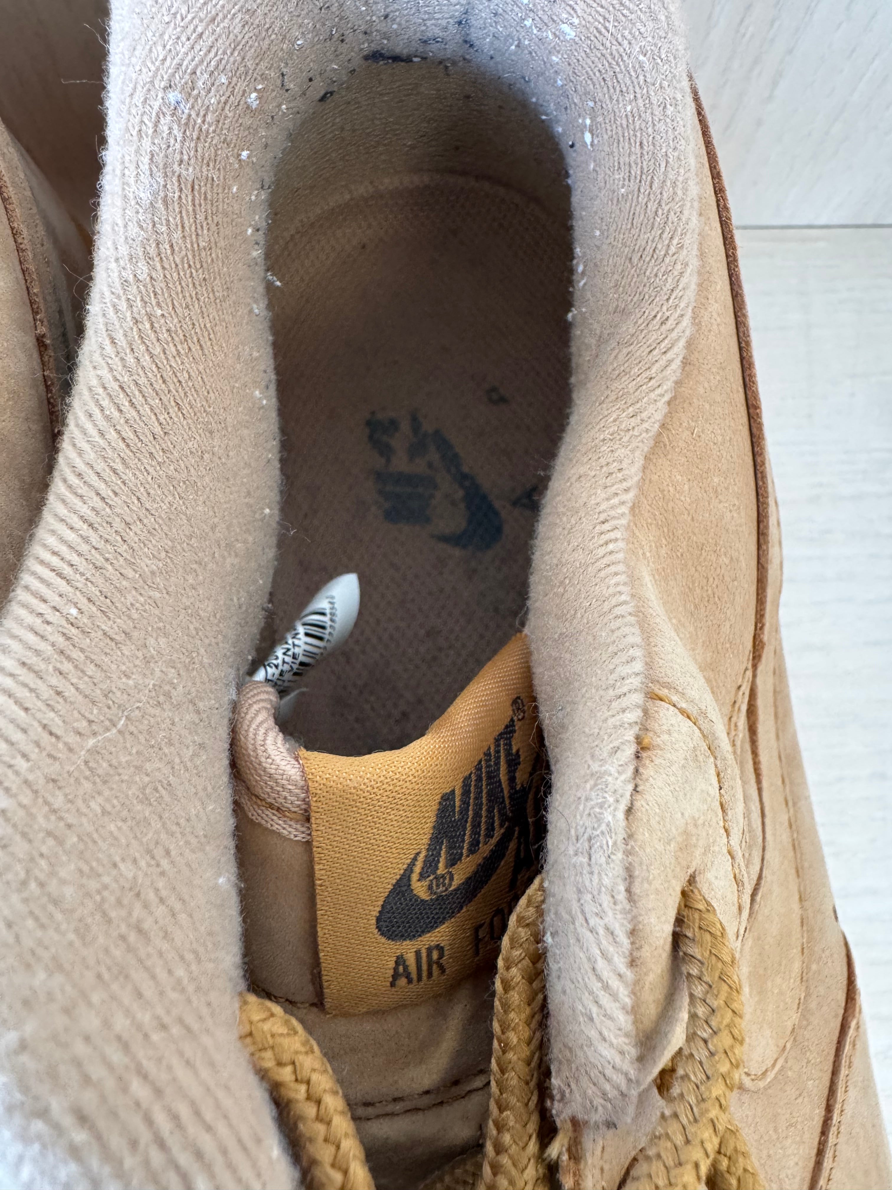 Nike Air Force 1 Flax/Wheat EU 45 Flax Braun – guter Zustand
