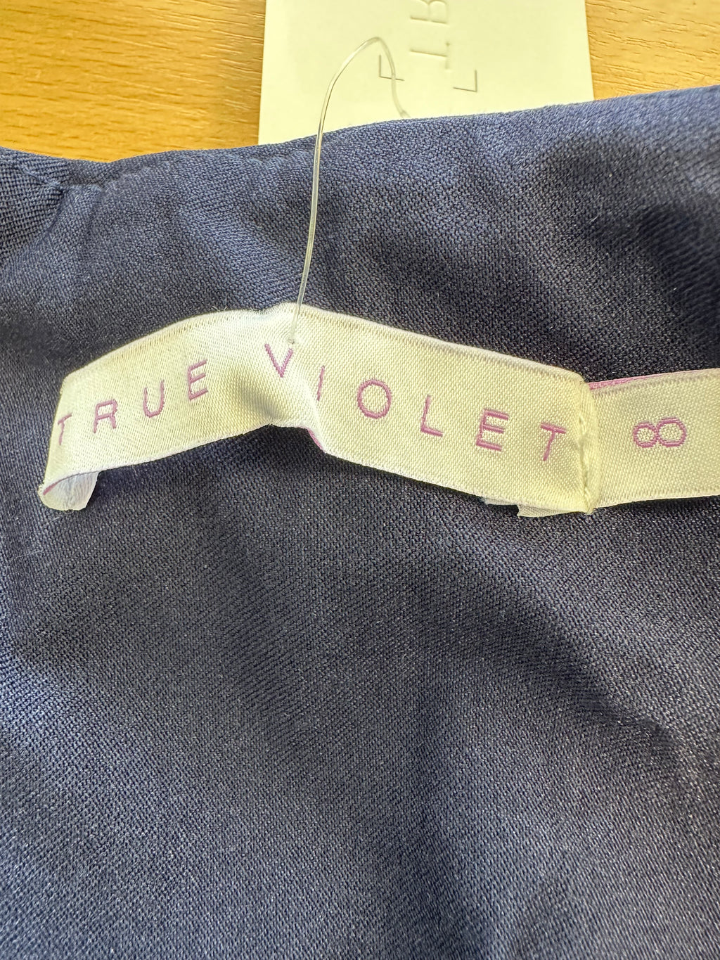 NWT True Violet Navy Midi Dress, Size M