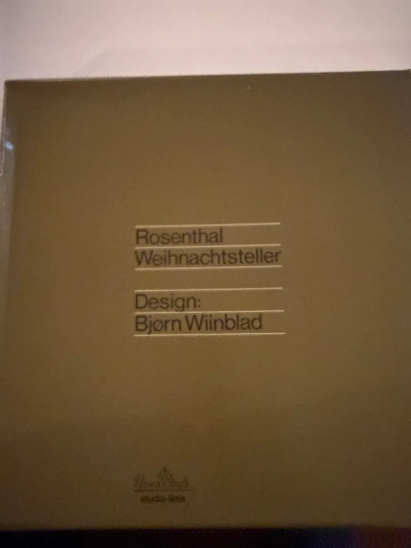 Rosenthal Weihnachtsteller „Heilige Könige“ Bjørn Wiinblad mit OVP, sehr gut
