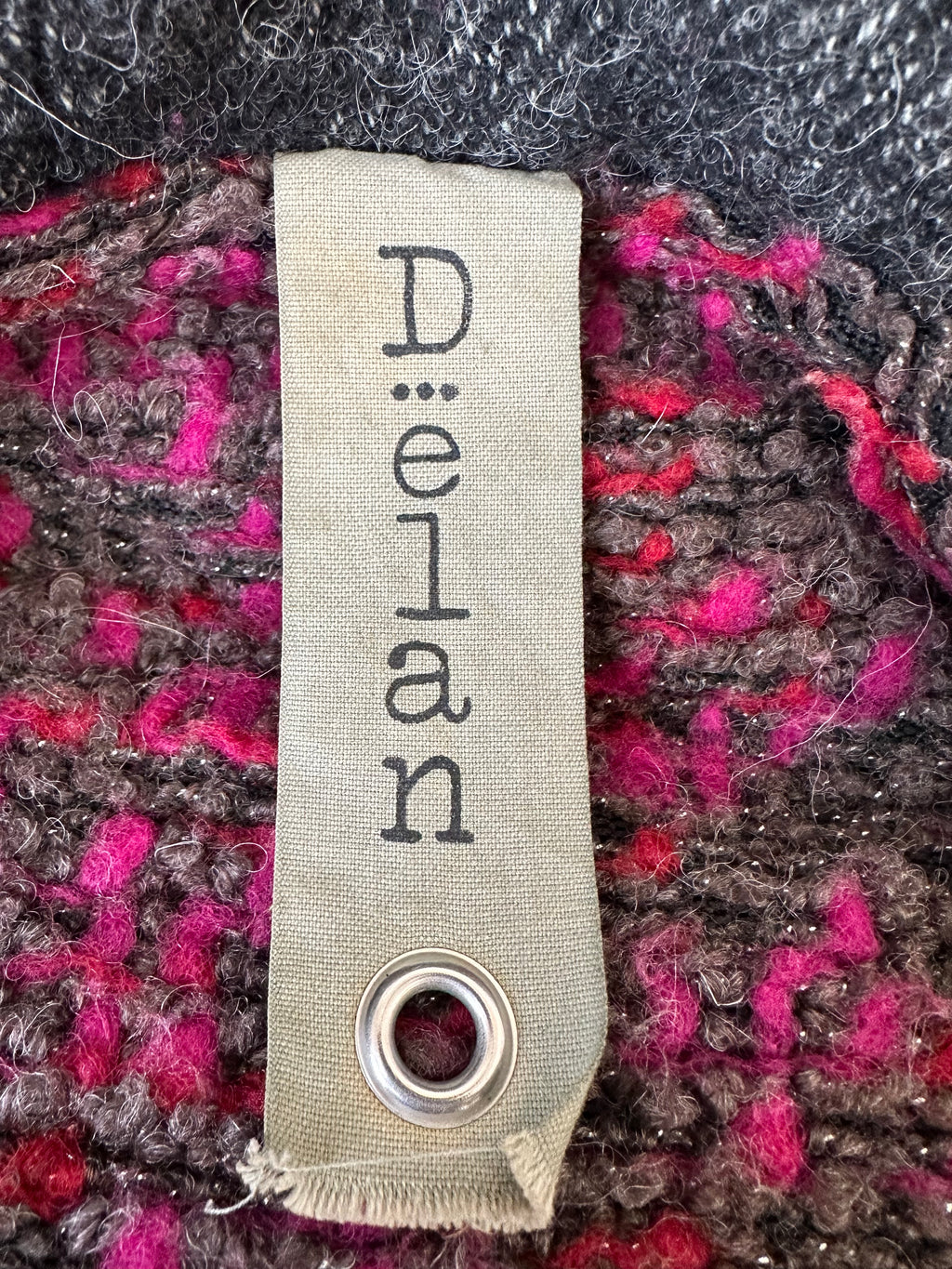Dèlan 1974 Damen Bikerjacke Schwarz Leder IT 44 / DE 38 Sehr Gut