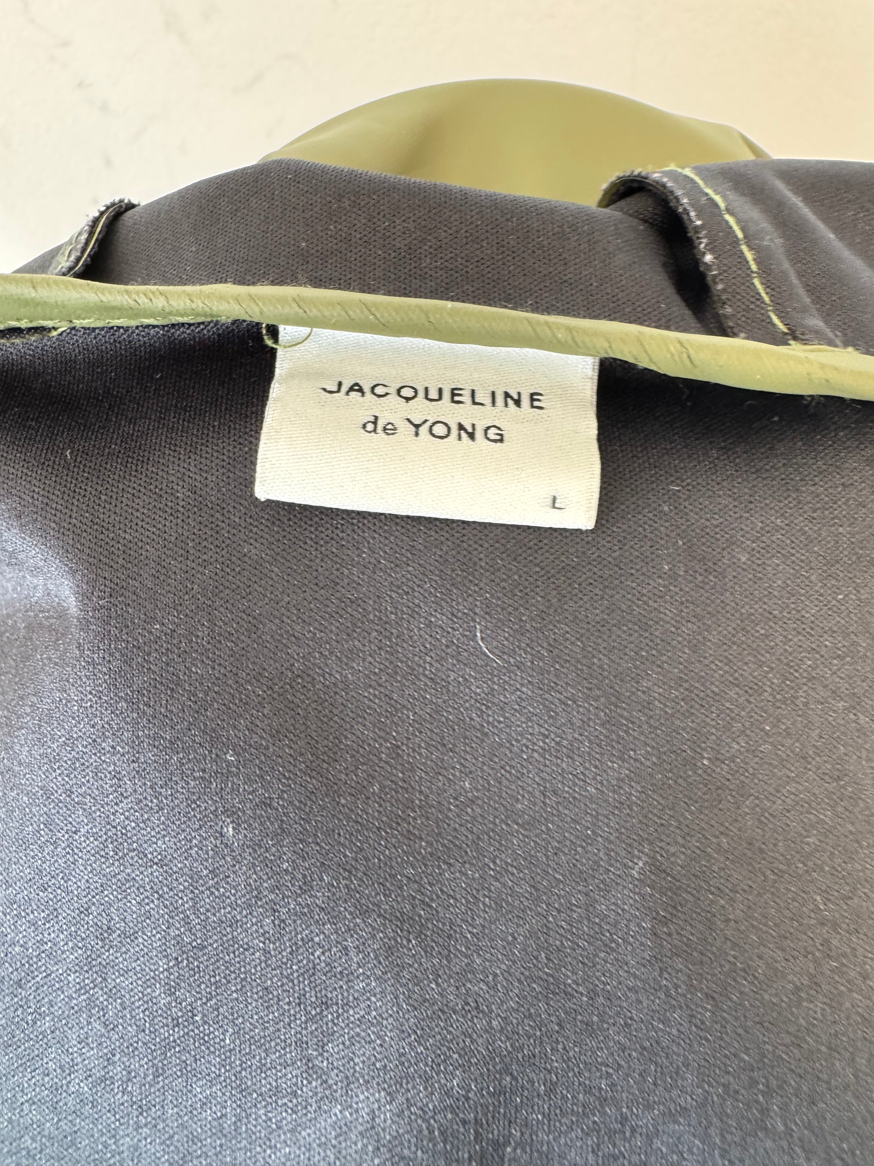 Jacqueline de Yong Regenmantel – Light Olive Green, Größe L, Sehr Gut